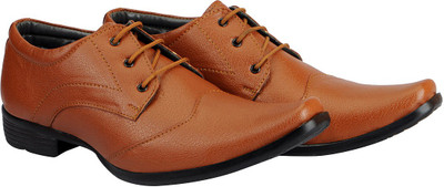 

FAUSTO Trendy Derby For Men(Tan