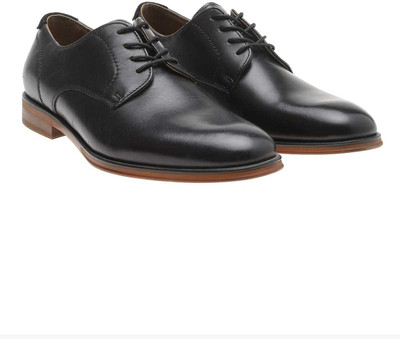 

ALDO RICMANN Lace Up For Men(Black, Black leather
