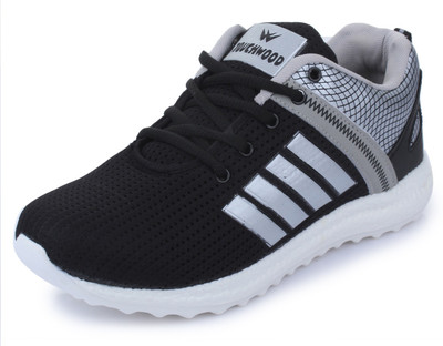 

TOUCHWOOD Super-Light Sports Running Shoes For Men(Black, Grey