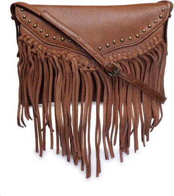 

LONDON RAG Women Casual Brown PU Sling Bag