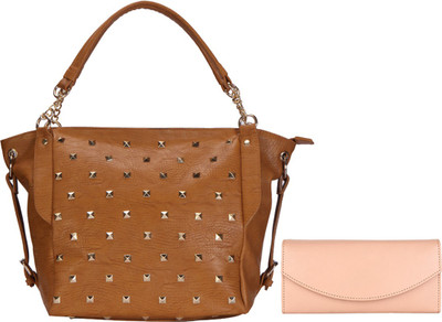 

Lychee Bags Girls Casual Beige, Pink PU Clutch