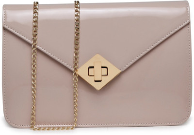

LONDON RAG Women Casual Beige PU Sling Bag