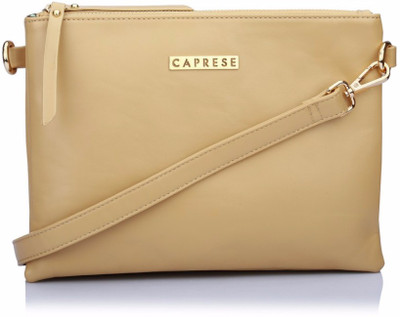

Caprese Women Casual Beige Leatherette Sling Bag