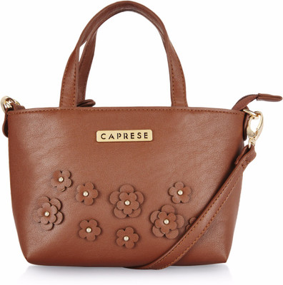 

Caprese Women Casual Brown Leatherette Sling Bag