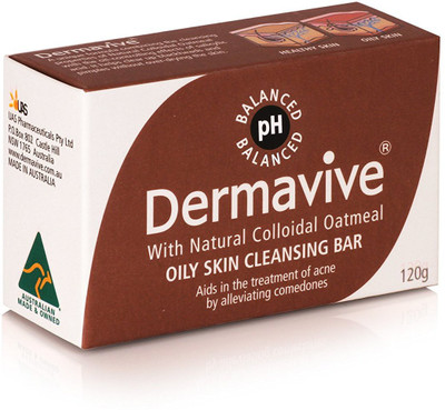 

Dermavive Oily Skin Cleansing Bar - 120g(120 g)