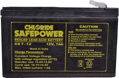 Luminous 12V 7 2 Ah Battery Sealed Maintenance Free UPS  