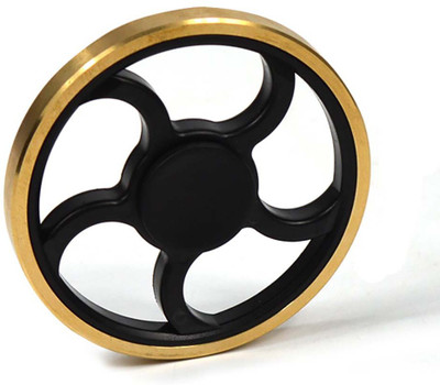 

Hum Enterprise Black/Golden Wheel Spinner That Spins Fast Amazingly With Great Speed(Black)