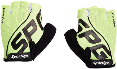 

Sportigo PRO-X GYM Gloves Neon Green/Black Gym & Fitness Gloves (, Green