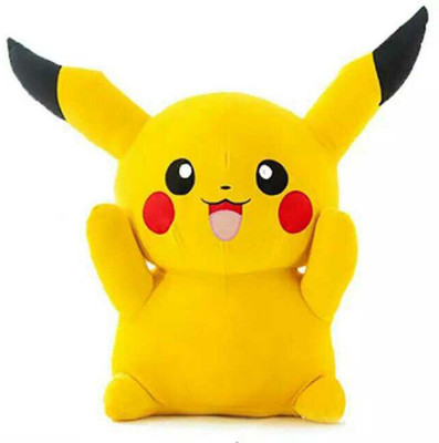 

Toy Mela Pokemon Go Plush Soft Toys Plush Toy 22 Cms With Suction Holder (Bright Pikachu) - 22 cm(Yellow)
