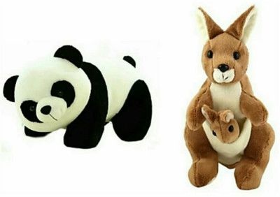 

soniya Enterprises kangaroo-35cm panda - 35 cm(Black, Brown)