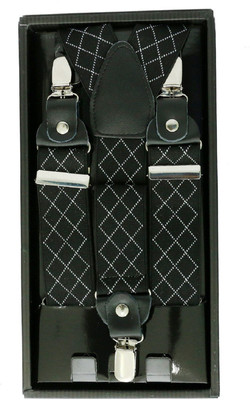 

hele Y- Back Suspenders for Men(Black)