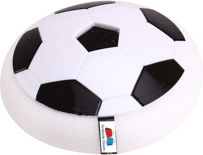 

GRAPPLE DEALS Air Power Soccer Football Size 4 Boys Girls Sport Children Toys Training Football Indoor Outdoor Disk Hover Ball Game with Foam Bumpers and Light Up LED Lights For Kids. Football Kit