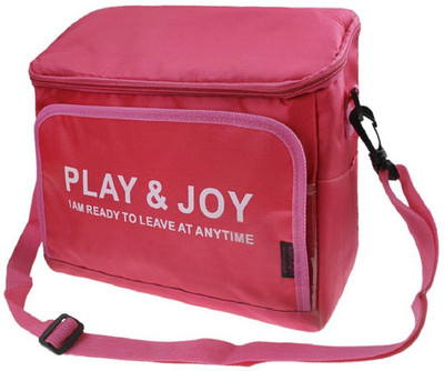 

Italish New Car Seat Back Storage Bag Travel Picnic Bag Cooler Food Drink Storage Bag Hand Holder(Pink)