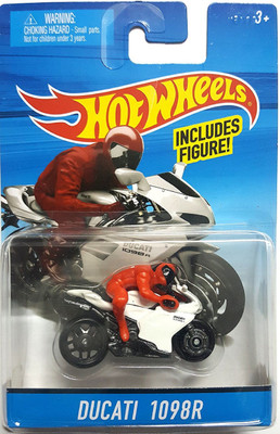 

Hot Wheels Ducati 1098R 1:64 Scale Bike With Rider(Multicolor)