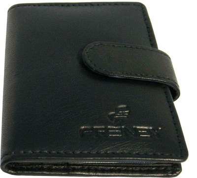 

FRENZY Men Black Genuine Leather Card Holder(4 Card Slots)
