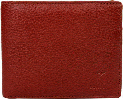 

K London Men Tan Genuine Leather Wallet(4 Card Slots)
