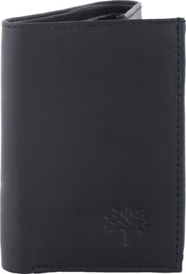 

Husamsons Men Formal Black Genuine Leather Wallet(5 Card Slots)