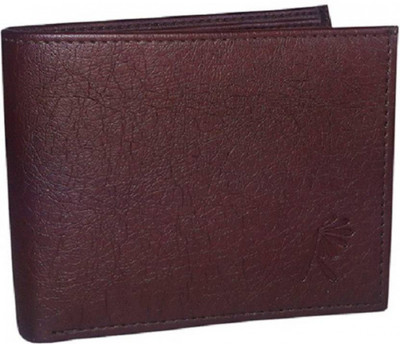 

shar Men Brown Artificial Leather Wallet(5 Card Slots)