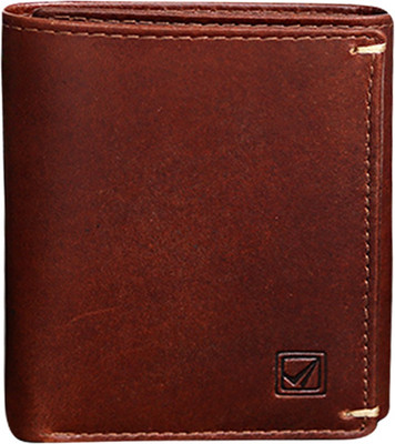 

Style 98 Men Brown Genuine Leather Wallet(5 Card Slots)