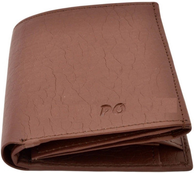 

Peacock Mundkar Boys Brown Artificial Leather Wallet(11 Card Slots)