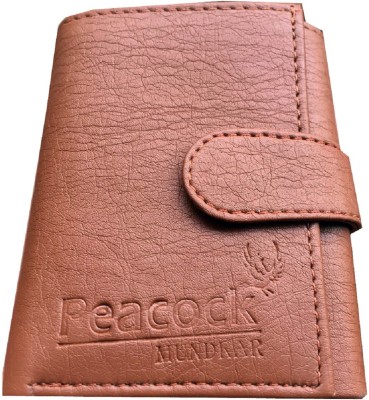 Mundkar Boys Tan Artificial Leather Wallet(6 Card Slots)