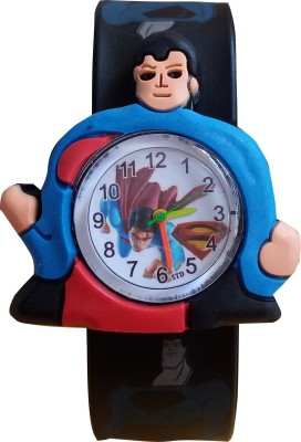 SS Traders -Cute Superman Analog Strap Kids Watch - Good gifting Item Watch  - For Girls   Watches  (SS Traders)