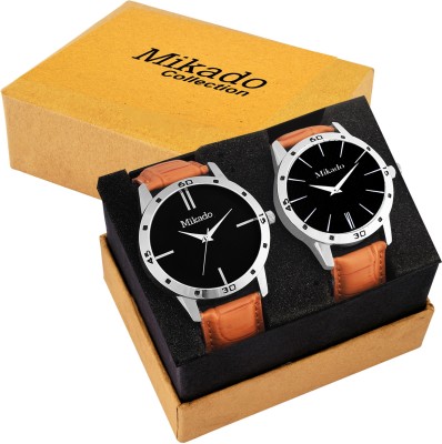 Mikado Best collection of men's watches with quartz machine and leather strap for men and boy's Watch  - For Men   Watches  (Mikado)