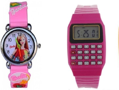 lavishable pink calculator barei pinkn Watch - For Boys Watch  - For Boys & Girls   Watches  (Lavishable)