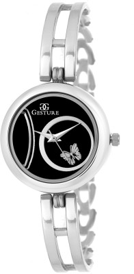 Gesture 105- Black Butterfly Bracelet Watch  - For Girls   Watches  (Gesture)