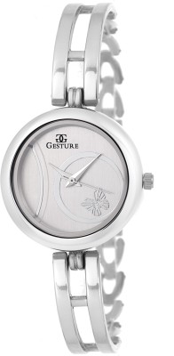 Gesture 105- Silver Butterfly Bracelet Watch  - For Girls   Watches  (Gesture)