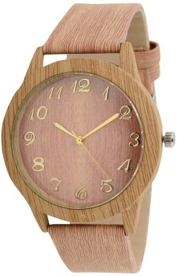 T TOPLINE Geneva Wooden Style Model in Round Shape Watch  - For Boys & Girls   Watches  (T TOPLINE)
