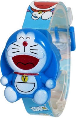Royle Katoch Funky DORAEMON Theme Kids Digital LCD Watch With 3 Additional Top Cover Screen Design SUPER COOL KIDS Watch  - For Boys & Girls   Watches  (Royle Katoch)