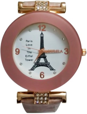 Awiser Ville de Paris Artistic Ladies Pink Diamond Style Watch  - For Women   Watches  (Awiser)