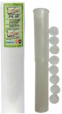 

BalRama Spun Kemflo + Antiscalant Balls PACK of 8 with AS Housing Chamber Solid Filter Cartridge(0.5, Pack of 8)