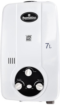 

THERMOKING 7 L Storage Water Geyser(White, GAS WATER HEATER WHITE 7 LTR)