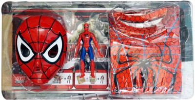 

Bonkerz Avengers 3 in 1 SPIDERMAN Gift Set (1 TShirt, 1 Mask and 1 Action Figure)(Multicolor)