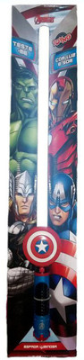 

Bonkerz Avengers Action Sword With Light & Sound Motion Sensing (CAPTAIN AMERICA)(Multicolor)