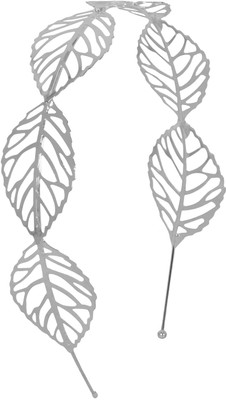 

Bijou Vertex Silver Leaf Cut Out Hair Band(Silver)