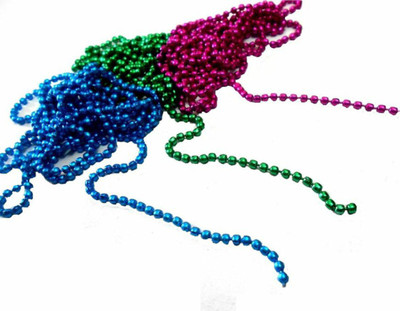

BestUBuy Pink, Blue and Green Ball Chains - Jewellery Making Essential