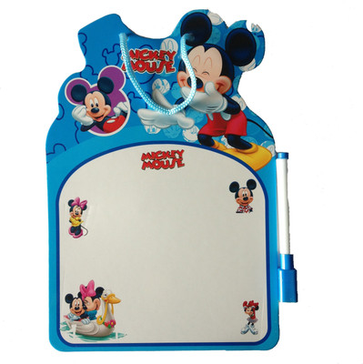 

Funcart Mickey Mouse 2 in 1 Scribbling board & Time Table organiser With Black Marker & Eraser