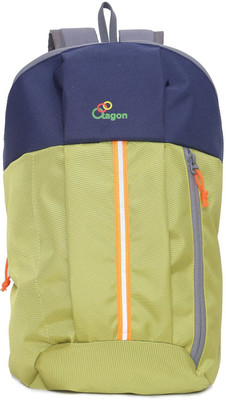 

Tagon Hiking Picnic College School Travel Compact Light Weight Premium Quality Back Pack-15 Ltr 15 L Backpack(Multicolor), Navy blue with lime green