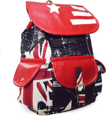 

Chalissa VHALAM01-RED 20 L Backpack(Red, Black), Black;red