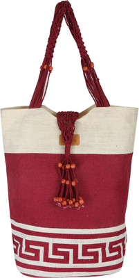 Ecotara Unique Design Shoulder Bag(Maroon, 6 L)