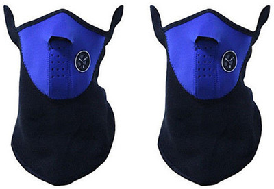 

IKJ Black, Blue Bike Face Mask for Men & Women(Size: Free, Balaclava)