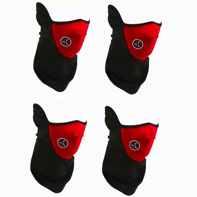 

IKJ Black, Red Bike Face Mask for Men & Women(Size: Free, Balaclava)