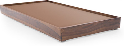 

Urban Ladder Merritt Trundle Solid Wood Single Bed(Finish Color - Teak)