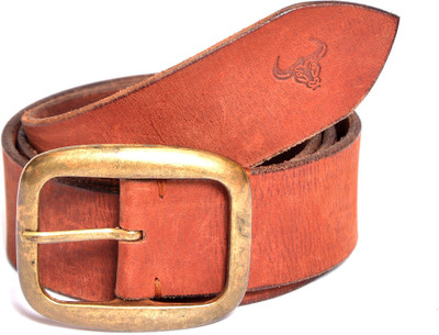 

Jap Men Casual Brown Genuine Leather Belt