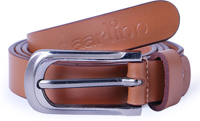 

daarlinn Women Casual Tan Genuine Leather Belt
