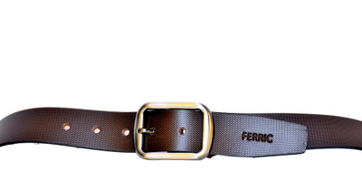 

Ferric Men Formal Brown Genuine Leather Belt