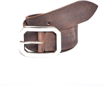 

Jap Men Casual Brown Genuine Leather Belt, Grey
